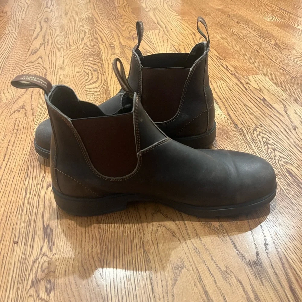 Blundstone Brown Leather Boots - Picture 2 of 4